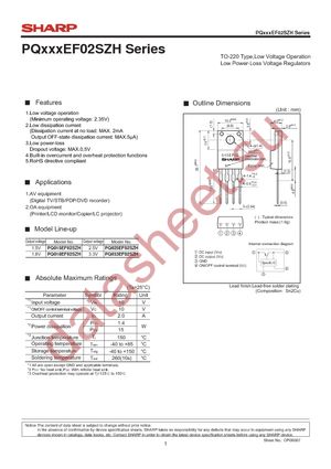 PQ015EF02SZH datasheet  